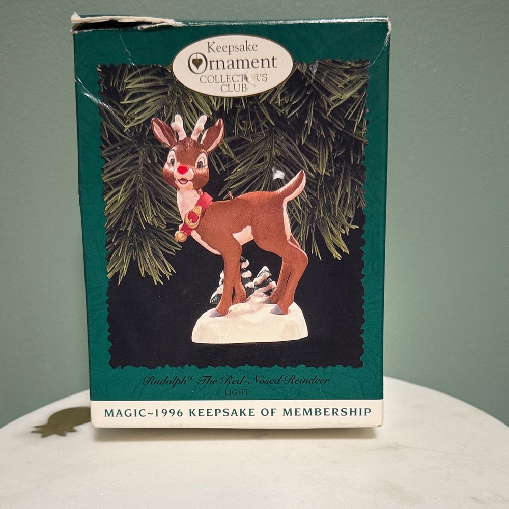 Rudolph Ornament Vintage Hallmark 1996